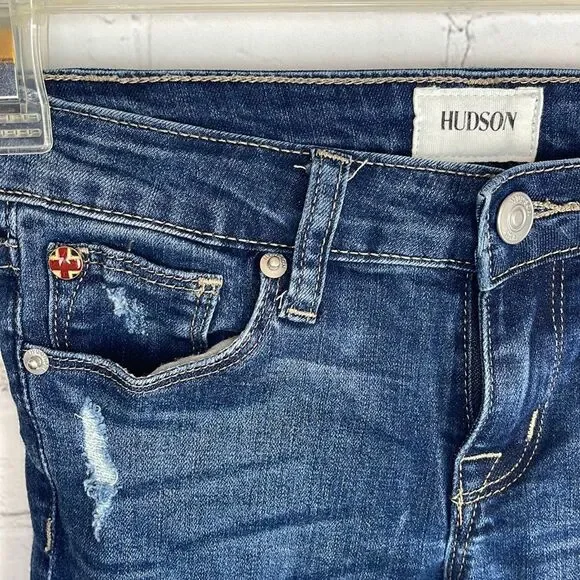 Hudson Jeans Distressed Girl’s Size 10 - Picture 2 of 7